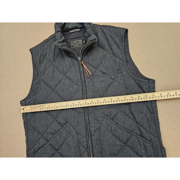 J Crew Sussex Quilted Zip Vest Primaloft Insulated Gray Medium - Picture 5 of 13